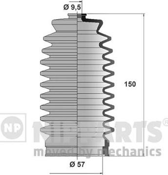 Nipparts J2842000 - Kompletna Manžeta, upravljanje www.molydon.hr