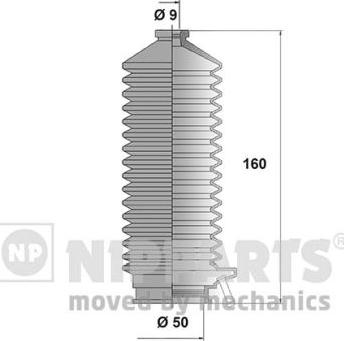 Nipparts J2851004 - Kompletna Manžeta, upravljanje www.molydon.hr