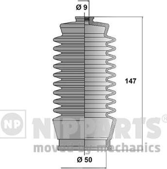 Nipparts J2852003 - Kompletna Manžeta, upravljanje www.molydon.hr