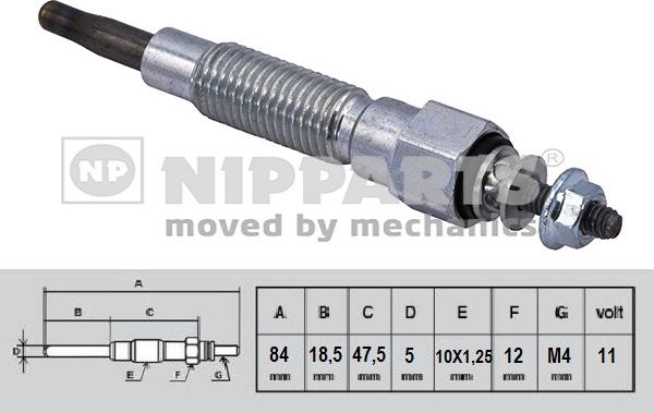 Nipparts N5715024 - Grijač za paljenje www.molydon.hr