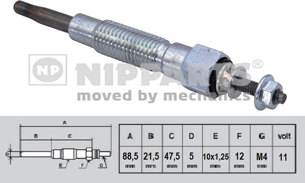 Nipparts N5715022 - Grijač za paljenje www.molydon.hr