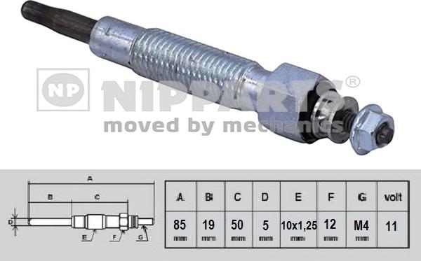 Nipparts N5711036 - Grijač za paljenje www.molydon.hr