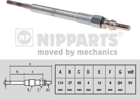 Nipparts N5713015 - Grijač za paljenje www.molydon.hr