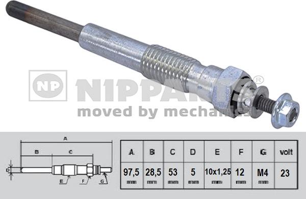 Nipparts N5712030 - Grijač za paljenje www.molydon.hr