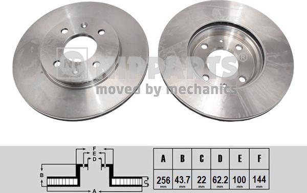 Nipparts N3300553 - Kočioni disk www.molydon.hr