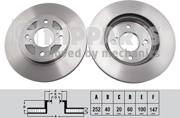 Nipparts N3308033 - Kočioni disk www.molydon.hr