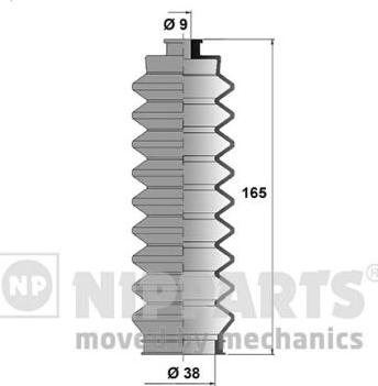 Nipparts N2844015 - Kompletna Manžeta, upravljanje www.molydon.hr