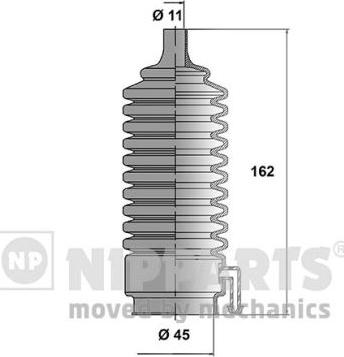 Nipparts N2845009 - Kompletna Manžeta, upravljanje www.molydon.hr