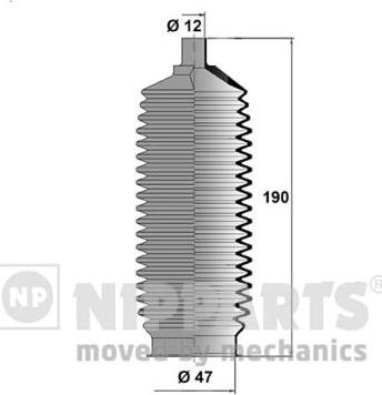 Nipparts N2841023 - Kompletna Manžeta, upravljanje www.molydon.hr