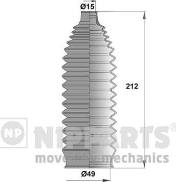 Nipparts N2842044 - Kompletna Manžeta, upravljanje www.molydon.hr