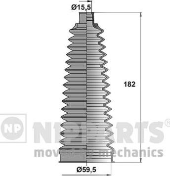 Nipparts N2842043 - Kompletna Manžeta, upravljanje www.molydon.hr