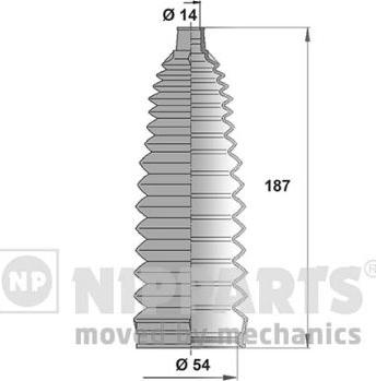 Nipparts N2842039 - Kompletna Manžeta, upravljanje www.molydon.hr