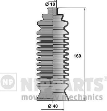 Nipparts N2847011 - Kompletna Manžeta, upravljanje www.molydon.hr