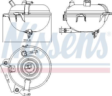 Nissens 996130 - Ekspanziona posuda , rashladna tekućina www.molydon.hr