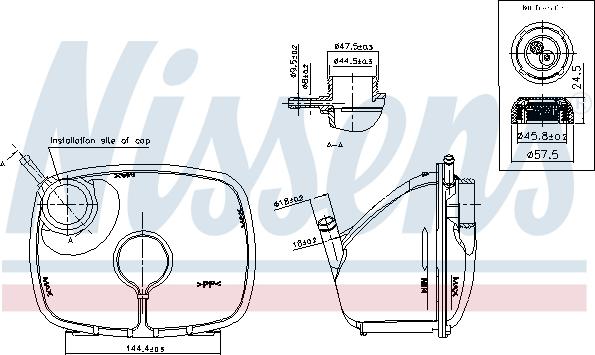 Nissens 996370 - Ekspanziona posuda , rashladna tekućina www.molydon.hr