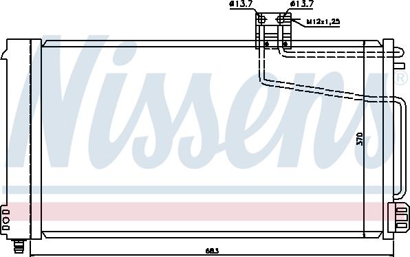 Nissens 94544 - Kondenzator, klima-Uređaj www.molydon.hr