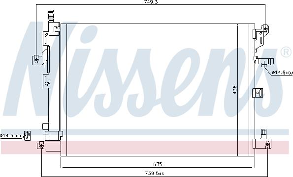 Nissens 940089 - Kondenzator, klima-Uređaj www.molydon.hr