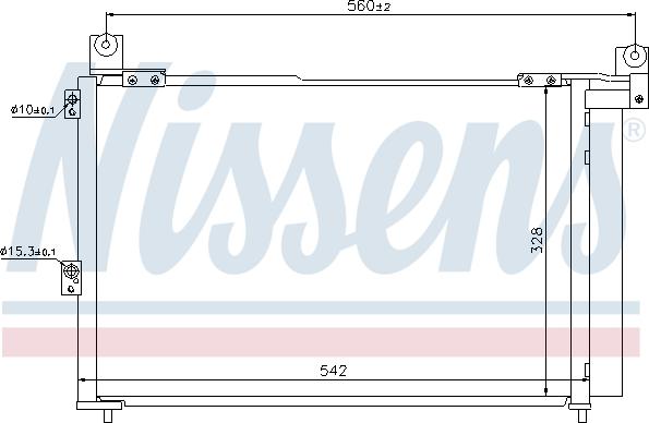 Nissens 940143 - Kondenzator, klima-Uređaj www.molydon.hr