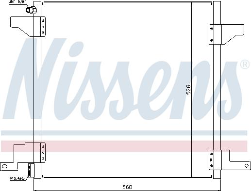 Nissens 94390 - Kondenzator, klima-Uređaj www.molydon.hr