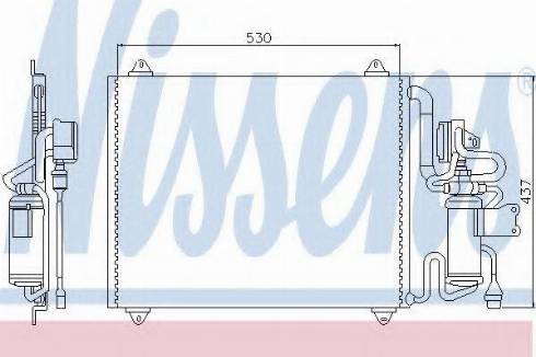 Nissens 94249 - Kondenzator, klima-Uređaj www.molydon.hr