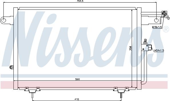 Nissens 94213 - Kondenzator, klima-Uređaj www.molydon.hr