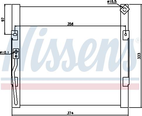 Nissens 94289 - Kondenzator, klima-Uređaj www.molydon.hr