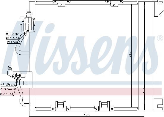 Nissens 94768 - Kondenzator, klima-Uređaj www.molydon.hr