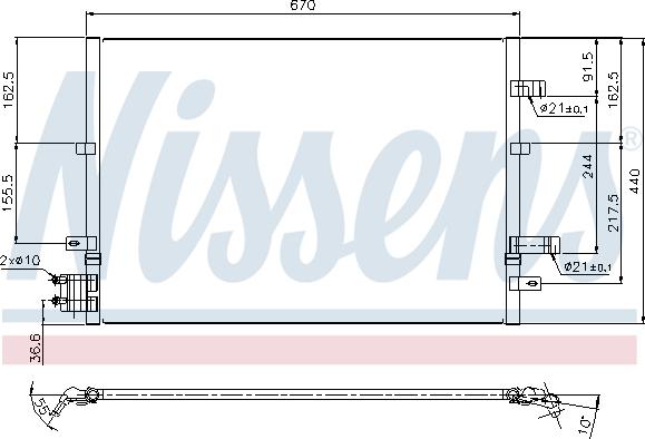 Nissens 94777 - Kondenzator, klima-Uređaj www.molydon.hr