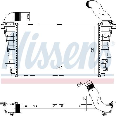 Nissens 96461 - Intercooler, hladnjak www.molydon.hr