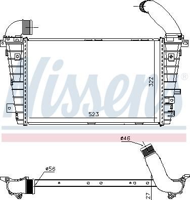 Nissens 96586 - Intercooler, hladnjak www.molydon.hr