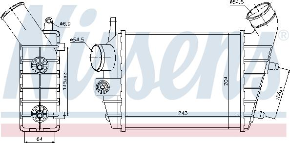 Nissens 96699 - Intercooler, hladnjak www.molydon.hr