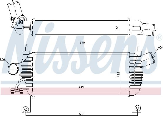 Nissens 96622 - Intercooler, hladnjak www.molydon.hr