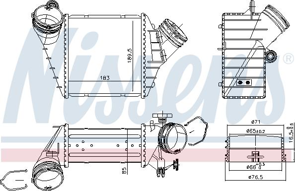 Nissens 96176 - Intercooler, hladnjak www.molydon.hr