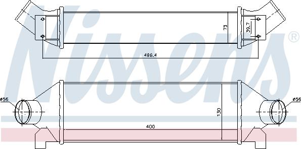 Nissens 96732 - Intercooler, hladnjak www.molydon.hr