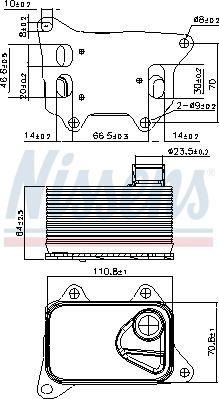 Nissens 90914 - Uljni hladnjak, ulje za motor www.molydon.hr