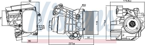 Nissens 91312 - Uljni hladnjak, ulje za motor www.molydon.hr