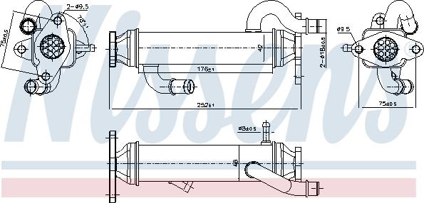 Nissens 989328 - Hladnjak, EGR recirkulacija Ispušnih plinova www.molydon.hr