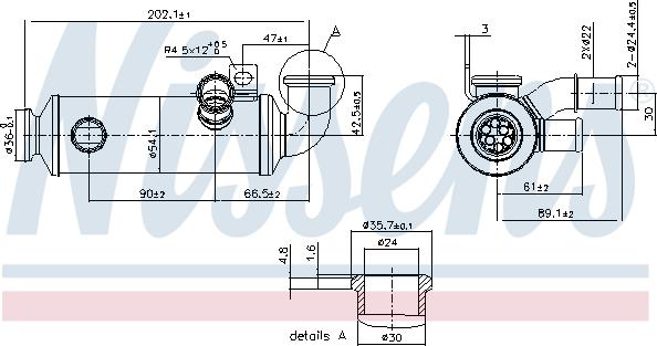 Nissens 989274 - Hladnjak, EGR recirkulacija Ispušnih plinova www.molydon.hr