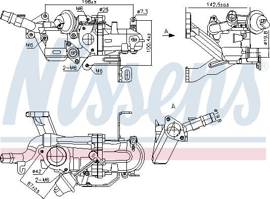 Nissens 989273 - Hladnjak, EGR recirkulacija Ispušnih plinova www.molydon.hr