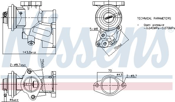 Nissens 98476 - EGR ventil www.molydon.hr