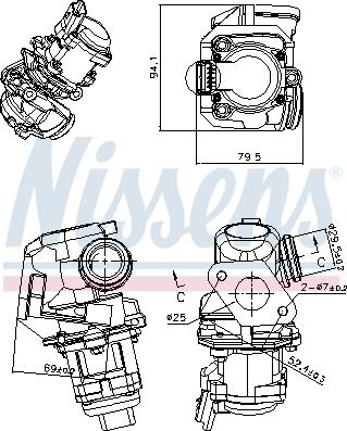 Nissens 98150 - EGR ventil www.molydon.hr