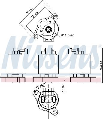 Nissens 98153 - EGR ventil www.molydon.hr