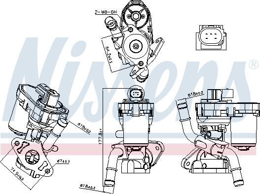 Nissens 98165 - EGR ventil www.molydon.hr