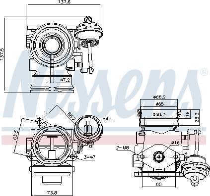 Nissens 98162 - EGR ventil www.molydon.hr