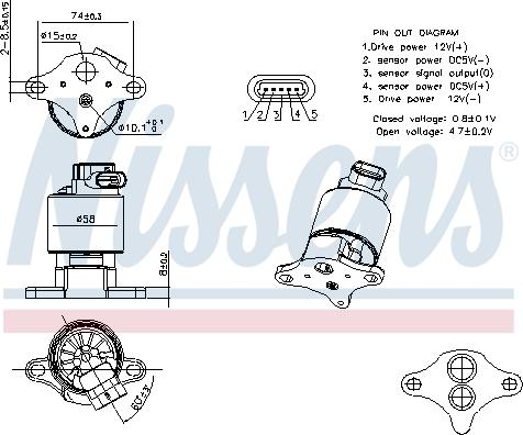 Nissens 98360 - EGR ventil www.molydon.hr