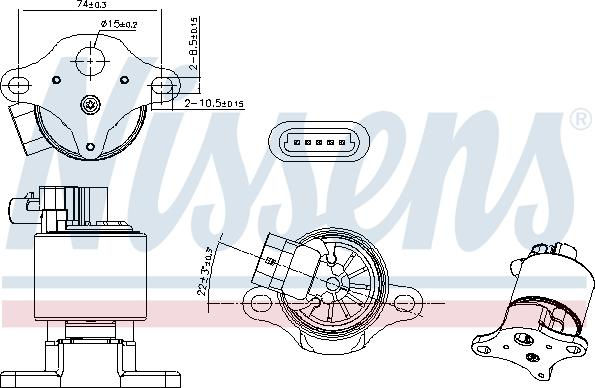 Nissens 98361 - EGR ventil www.molydon.hr