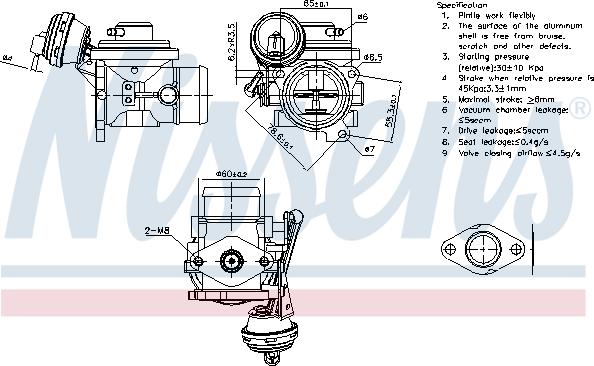 Nissens 98302 - EGR ventil www.molydon.hr