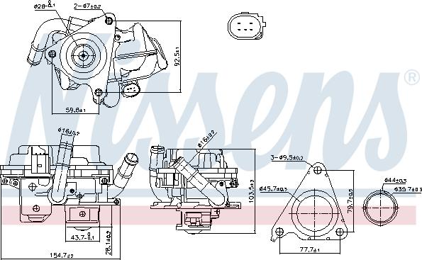 Nissens 98379 - EGR ventil www.molydon.hr