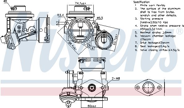 Nissens 98299 - EGR ventil www.molydon.hr