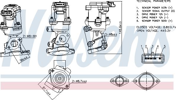 Nissens 98240 - EGR ventil www.molydon.hr